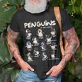 Penguin Penguins Animals Of The World Penguin Lovers T-Shirt Gifts for Old Men