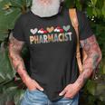 Pharmacist Medicine Pharmacy Technician Pills T-Shirt Gifts for Old Men
