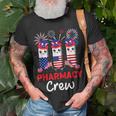Pharmacy Crew 4Th Of July Cute Pills American Patriotic Unisex T-Shirt Gifts for Old Men