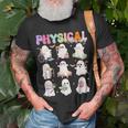 Physical Therapy Halloween Boo Ghost Spooky Season T-Shirt Gifts for Old Men