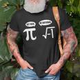 Pi Square Root Funny Real Rational Math Nerd Geek Pi Day Pi Day Funny Gifts Unisex T-Shirt Gifts for Old Men
