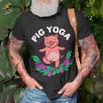 Pig Yoga Meditation Cute Zen Funny Gift For Yogis Meditation Funny Gifts Unisex T-Shirt Gifts for Old Men