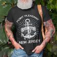Point Pleasant Nj Vintage Nautical Anchor And RopeT-Shirt Gifts for Old Men