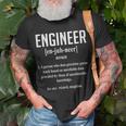Precision Guesswork Engineer Wizard Magician T-Shirt Gifts for Old Men