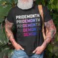 Pridemonth Demon Vintage Human Right Bisexual Unisex T-Shirt Gifts for Old Men