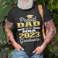 Proud Dad Of 2023 Class Mba Graduate Family Graduation Unisex T-Shirt Gifts for Old Men