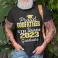 Proud Godfather Of 5Th Grade Graduate 2023 Family Graduation Unisex T-Shirt Gifts for Old Men