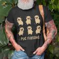 Pug Dog Floss Dance Cute Funny Pug Floss Gift Gifts For Pug Lovers Funny Gifts Unisex T-Shirt Gifts for Old Men