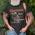 Pygmy Marmoset Kisses Fix Everything Heart Unisex T-Shirt Gifts for Old Men
