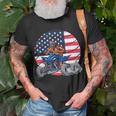 Quad Atv American Flag 4Th Of July Patriotic Unisex T-Shirt Gifts for Old Men