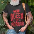 Queen Of Horror For Scary Films Lover Halloween Fans Halloween T-Shirt Gifts for Old Men