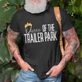 Queen Of The Trailer Park Redneck White Trash Trailer Park Redneck Funny Gifts Unisex T-Shirt Gifts for Old Men