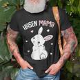 Rabbit Mum With Rabbit Easter Bunny Gift For Women Unisex T-Shirt Gifts for Old Men