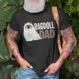Ragdoll Cat Dad Funny Cat Owner Lovers Unisex T-Shirt Gifts for Old Men