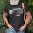 Rated R Ruthless Ruthless Af T-Shirt Gifts for Old Men