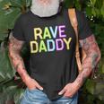 Rave Daddy Music Festival 80S 90S Party Fathers Day Dad 90S Vintage Designs Funny Gifts Unisex T-Shirt Gifts for Old Men