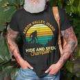 Retro Arbon Valley Idaho Big Foot Souvenir T-Shirt Gifts for Old Men