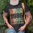 Retro Virgo 1986 32 Yrs Old Bday 32Nd Birthday T-Shirt Gifts for Old Men