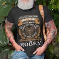 Robey Name Gift Robey Brave Heart Unisex T-Shirt Gifts for Old Men