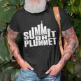 Rock Climbing & Bouldering Quote Summit Or Plummet T-Shirt Gifts for Old Men