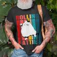 Rolling Fatties Cat Funny Cat Lover Cat Pet Owner Unisex T-Shirt Gifts for Old Men