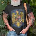Romanian Pride Coat - Of Arms Of Romania Heritage Celtic Unisex T-Shirt Gifts for Old Men