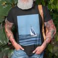 Sailboat With Background T-Shirt Gifts for Old Men