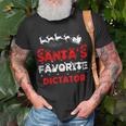 Santas Favorite Dictator Funny Job Xmas Gifts Unisex T-Shirt Gifts for Old Men