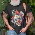 Scary Creepy Clown Laugh Horror Halloween Kids Men Costume Halloween T-Shirt Gifts for Old Men