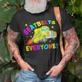 Seatbelts Everyone Magic School Bus Driver Halloween Costume T-Shirt Gifts for Old Men
