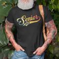 Senior 2024 Class Of 2024 Seniors Graduation 24 Vintage Unisex T-Shirt Gifts for Old Men