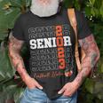 Senior Football Uncle Gift Class Of 2023 - Senior 2023 Unisex T-Shirt Gifts for Old Men