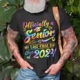 Senior Year 2024 Graduation Class Of 2024 My Last First Day T-Shirt Gifts for Old Men