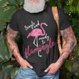 Single And Ready To Flamingle | Cool Im Alone Gift Unisex T-Shirt Gifts for Old Men