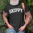 Skippy Name Last Family First College Arch Unisex T-Shirt Gifts for Old Men