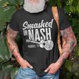 Smashed In Nash Drinking Party T-Shirt Gifts for Old Men