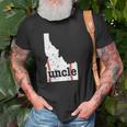 Softball Uncle Idaho Baseball Uncle Unisex T-Shirt Gifts for Old Men