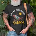 Take Me Somewhere Beach Sunny Vacation Summer Travel Sunset T-Shirt Gifts for Old Men