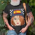 Spain Flag Bucket Hat Spanish Girl European Pride Unisex T-Shirt Gifts for Old Men