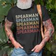 Spearman Texas Spearman Tx Retro Vintage Text T-Shirt Gifts for Old Men