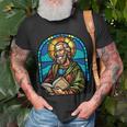 St Paul Stained Glass Unisex T-Shirt Gifts for Old Men