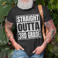 Straight Outta 3Rd Grade School Graduation Class Of 2023 Unisex T-Shirt Gifts for Old Men