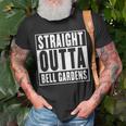 Straight Outta Bell Gardens California T-Shirt Gifts for Old Men