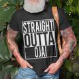 Straight Outta Ojai T-Shirt Gifts for Old Men