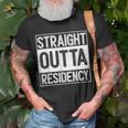 Straight Outta Residency Graduation Medical Degree Unisex T-Shirt Gifts for Old Men