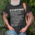 Stuffing Recipe Thanksgiving Food Costume Dark T-Shirt Gifts for Old Men