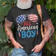Sunglasses Stars Stripes All American Boy Freedom Usa Unisex T-Shirt Gifts for Old Men