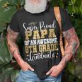 Super Proud Papa Of An Awesome 8Th Grade Graduate 2023 Unisex T-Shirt Gifts for Old Men