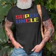 Super Uncle Worlds Best Uncle Ever Awesome Cool Uncle Unisex T-Shirt Gifts for Old Men
