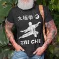 Tai Chi Kung Fu Chinese Martial Arts Yin YangKung Fu Funny Gifts Unisex T-Shirt Gifts for Old Men